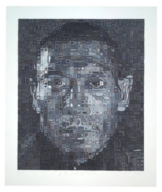Zhang Huan II, 2013
59 color silkscreen with airbrush on Lanaquarelle
57 1/4 x 48 inches
Edition of 60